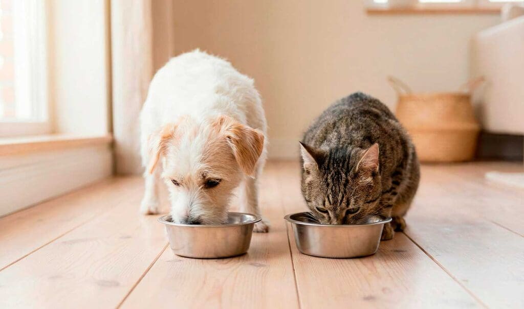 Recomienda UNAM lavar diario platos tus perros y gatos, NO hacerlo podría tener riesgos